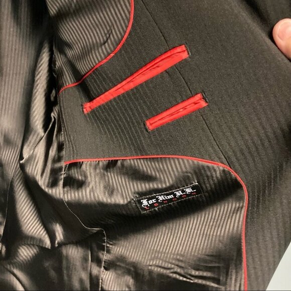 LONDON Styled Blazer Sports Coat Dolce & Gabbana  Inspired Sparkly Cross Details - Picture 6 of 9